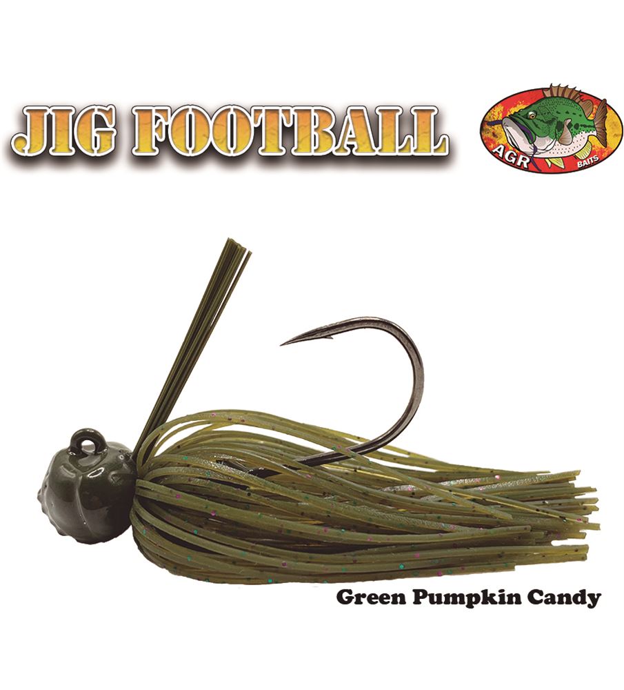 Jig Football_Green pumpkin candy