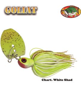 Chatterbait Goliat_Chartreusse white shad