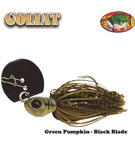 Chatterbait Goliat_Green pumpkin _Black Blade