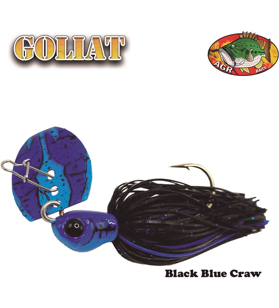 Chatterbait Goliat_Black blue craw
