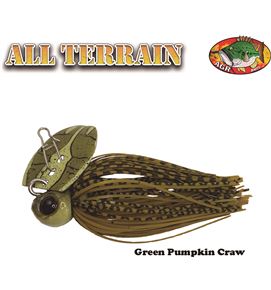 Chatterbait All Terrain_Green pumpkin craw