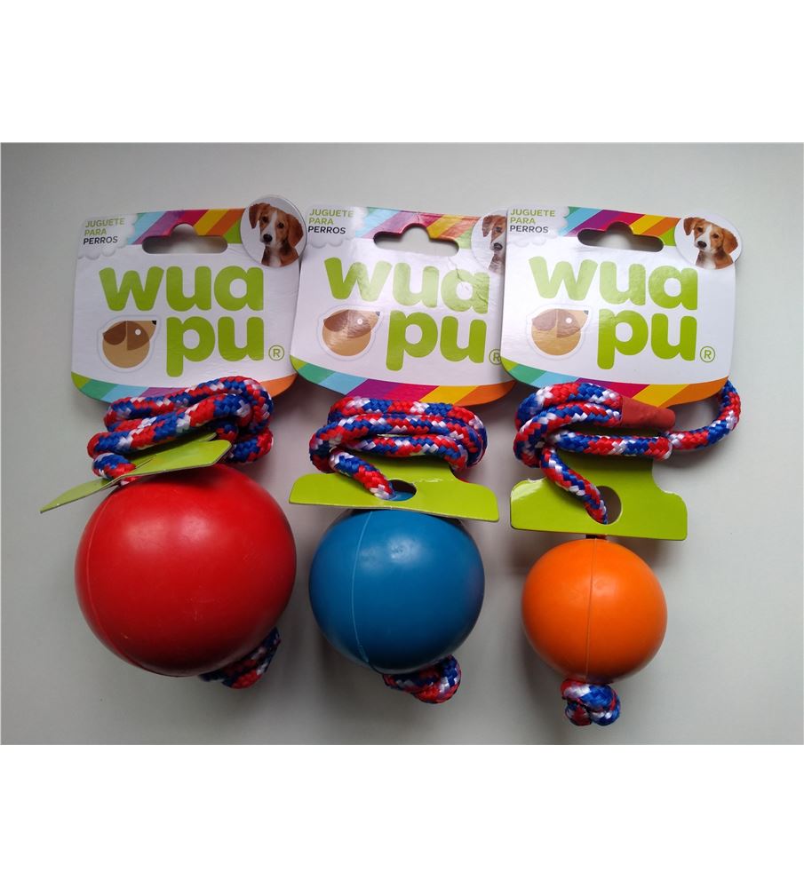pelota con cuerda wuapu